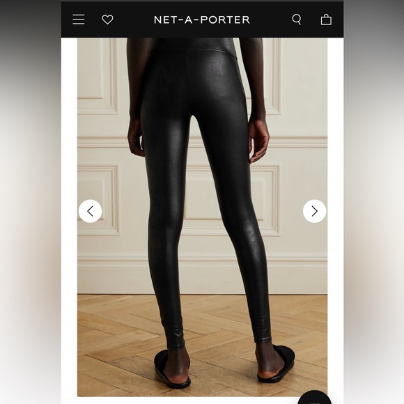 Spanx faux leather leggings - Picture 5 of 7